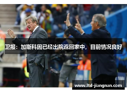 卫报：加斯科因已经出院返回家中，目前情况良好